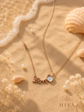 Women's Love Heart Pendant Necklace