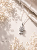 Women's Crystal Bloom Pendant Necklace
