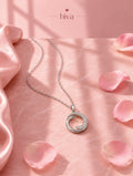Women's Crystal Crescent Moon Pendant Necklace