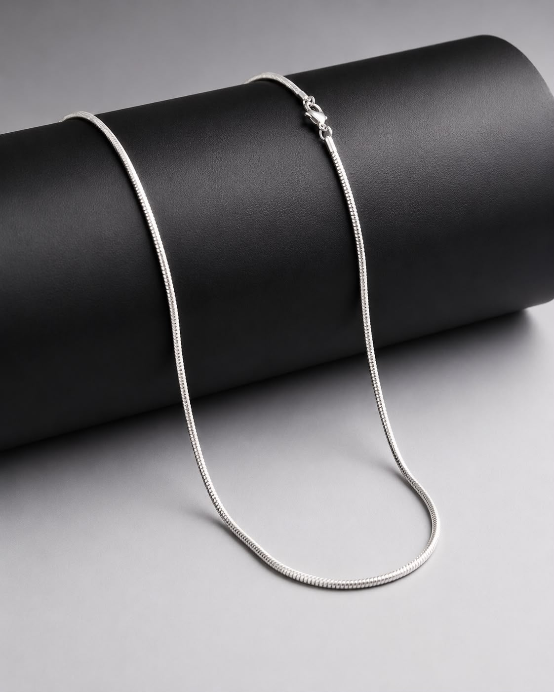 Men's Classic Silver Snake Chain