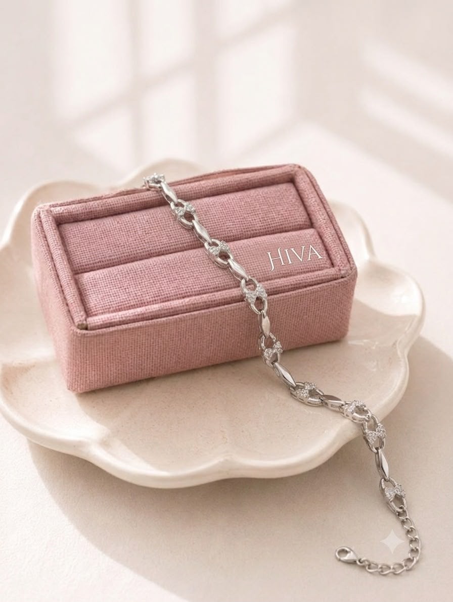 Women's Crystal Link Bracelet