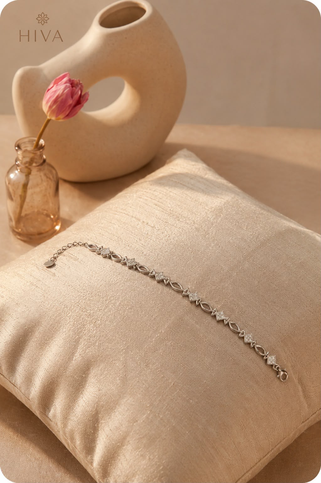 Women's Geometric Crystal Bracelet