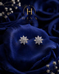 Elegant Floral Stud Earrings