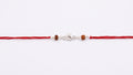 Ganesha Rudraksha Silver Rakhi